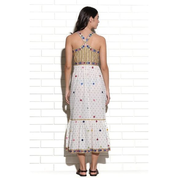 PAYAL PRATAP Anthropologie Norah Midi Dress size 6 - Picture 2 of 11